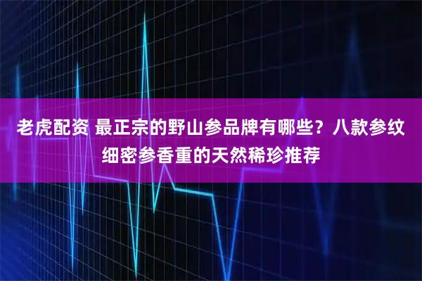 老虎配资 最正宗的野山参品牌有哪些？八款参纹细密参香重的天然稀珍推荐